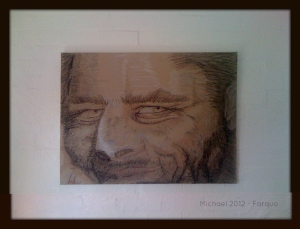 Michael pastel April 2012 framed